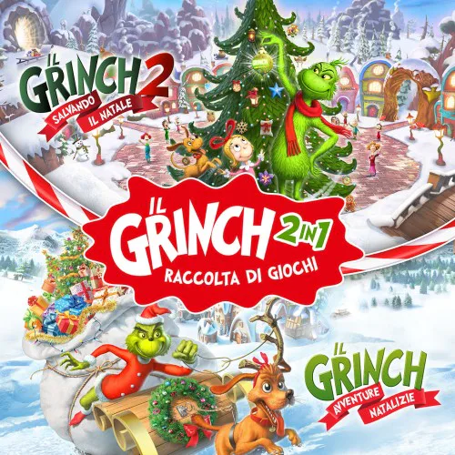 Copertina di Il Grinch: Raccolta di giochi 2 in 1