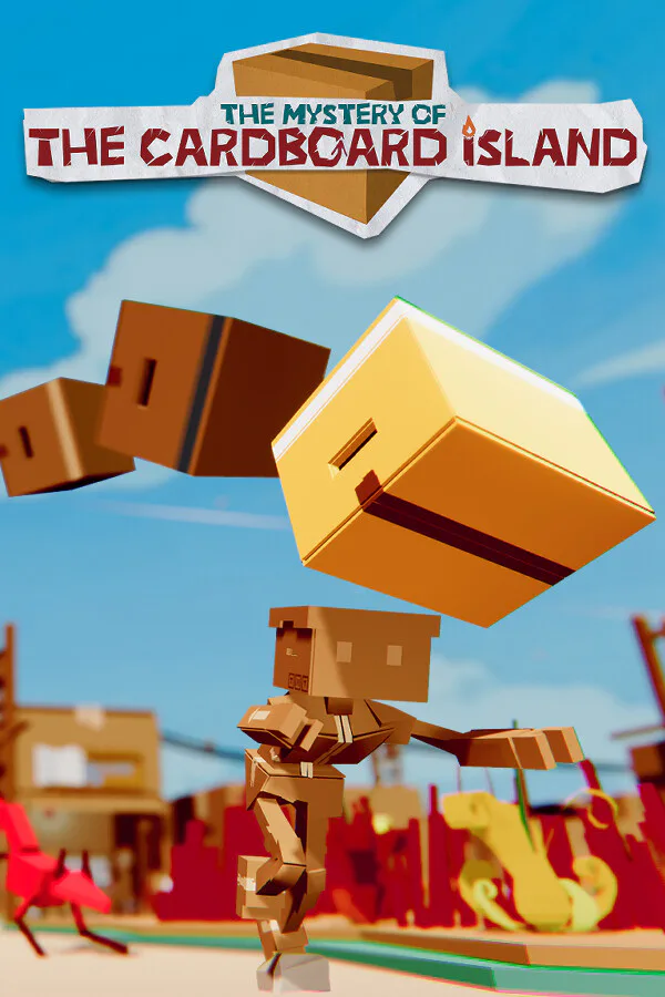 Copertina di The Mystery of the Cardboard Island