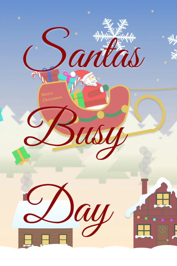 Copertina di Santa's busy day