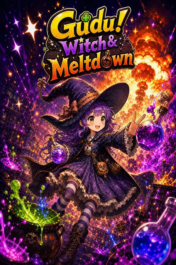 Copertina di Gudu! Witch & Meltdown
