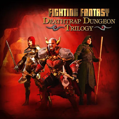 Copertina di Deathtrap Dungeon Trilogy