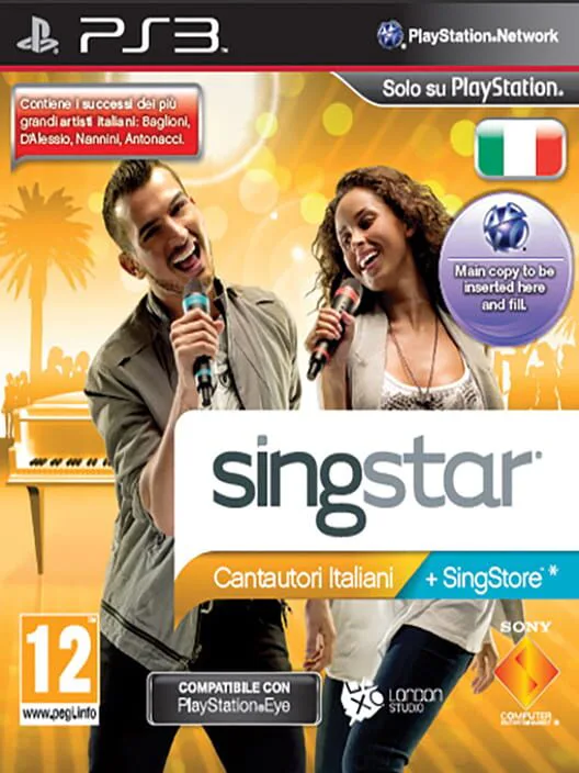 Copertina di SingStar: Cantautori Italiani