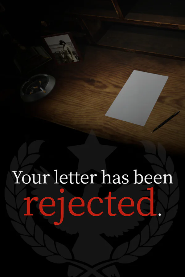 Copertina di Your letter has been rejected.