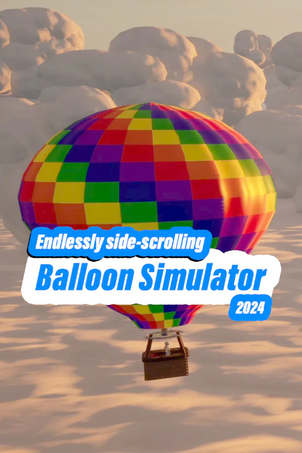 Copertina di Endlessly side-scrolling Balloon Simulator 2024