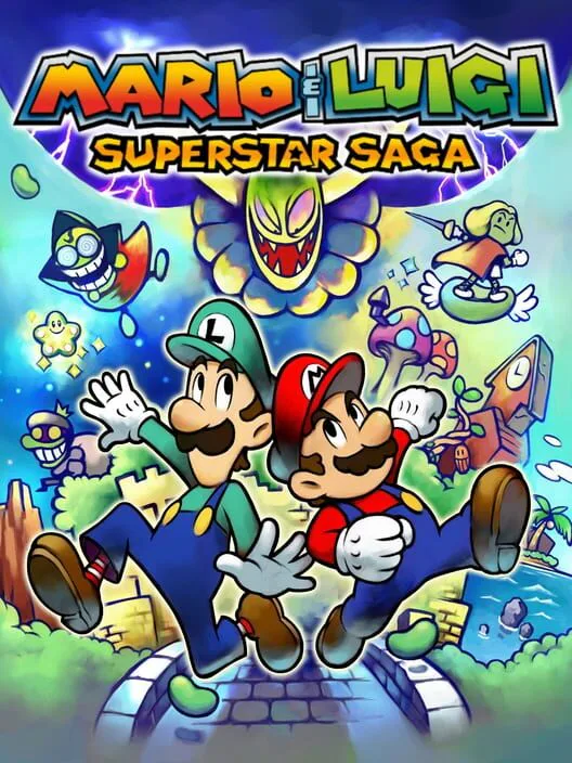 Copertina di Mario & Luigi: Superstar Saga