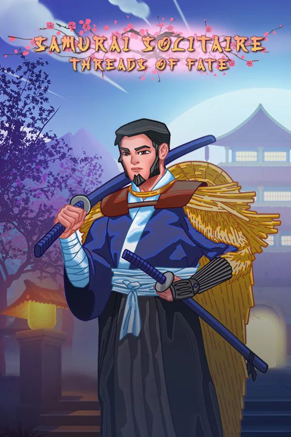 Copertina di Samurai Solitaire. Threads of Fate
