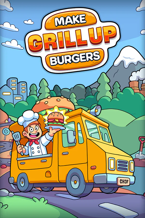 Copertina di Make Burgers: GRILL UP
