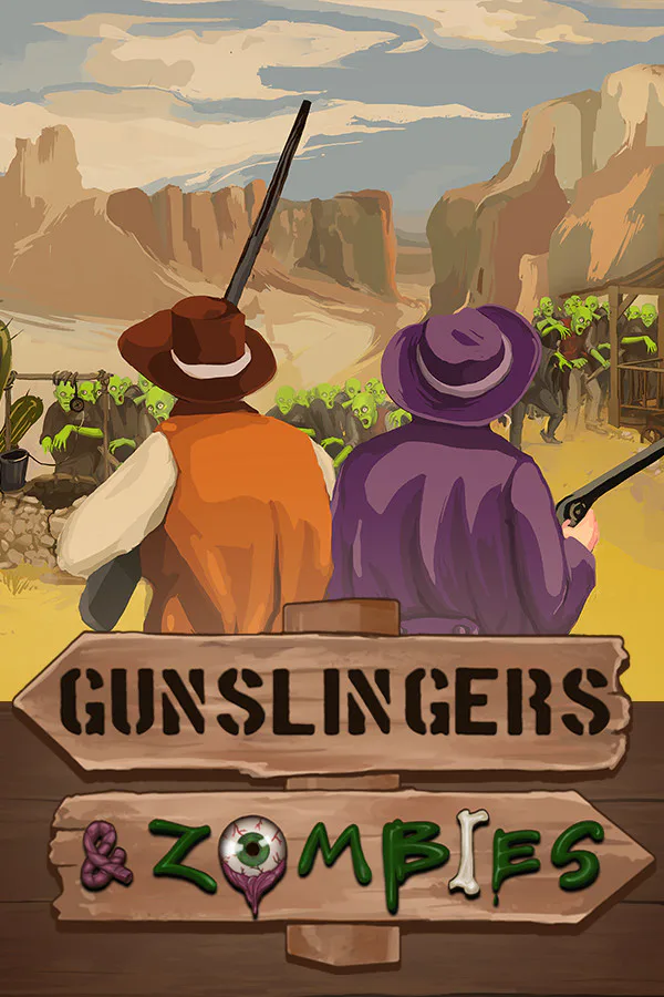 Copertina di Gunslingers & Zombies