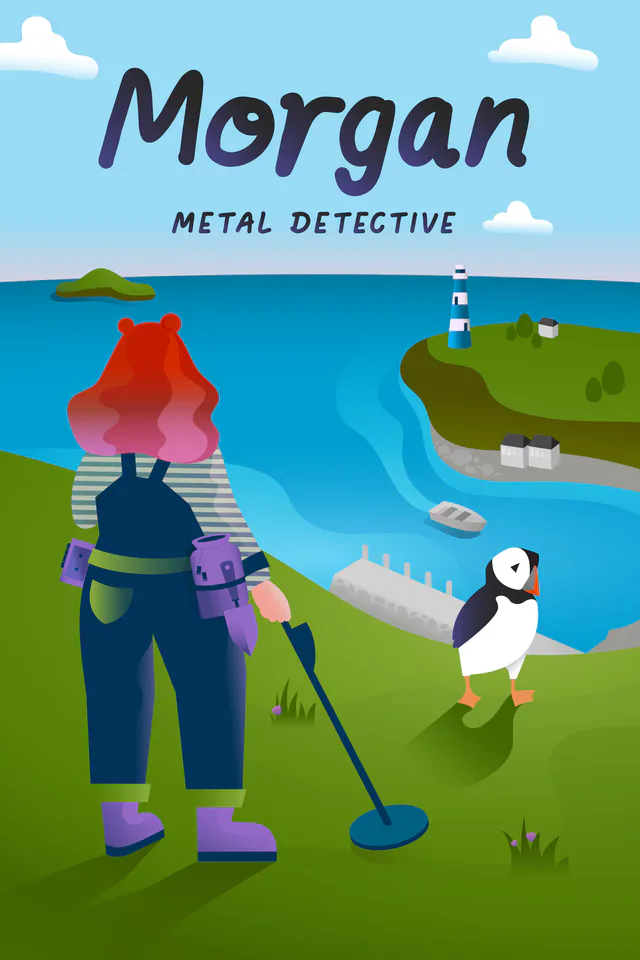 Copertina di Morgan: Metal Detective