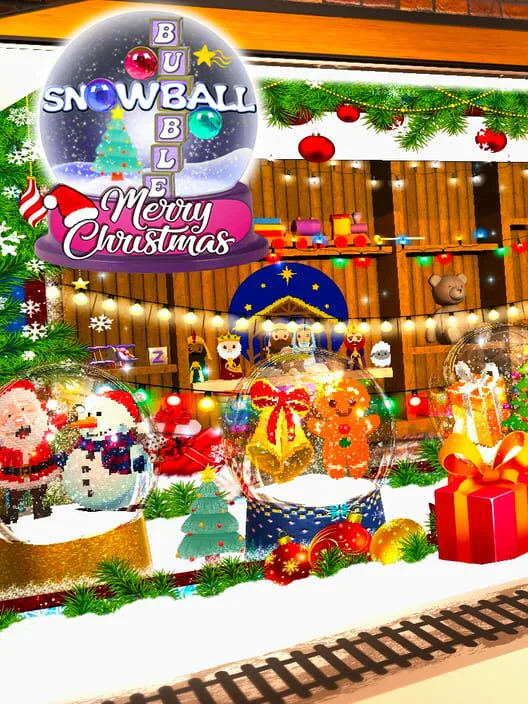 Copertina di Merry Christmas Snowball Bubble
