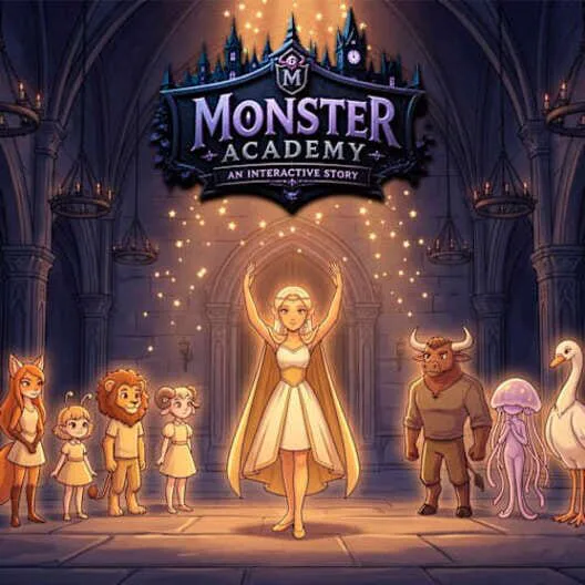 Copertina di Monster Academy: An Interactive Story