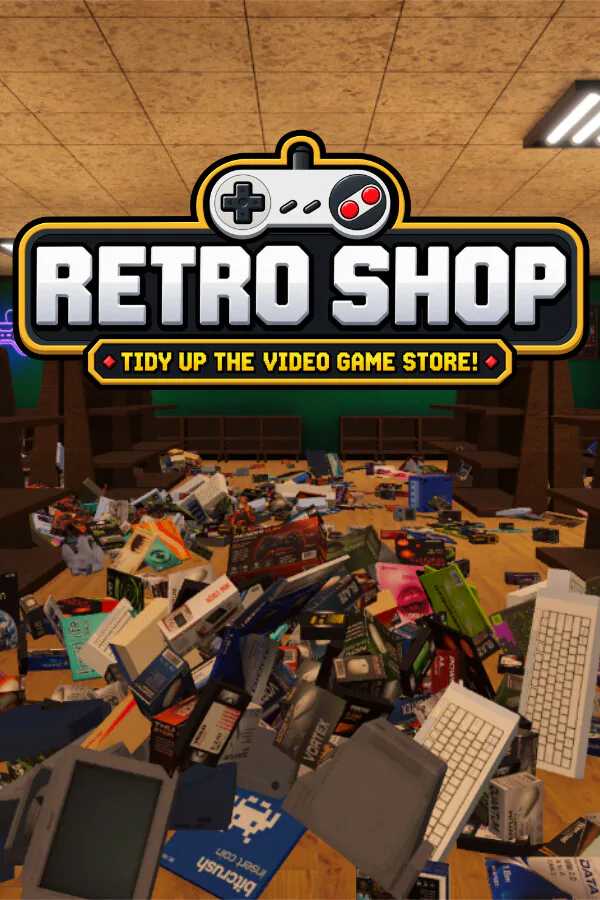 Copertina di Retro Shop: Tidy Up the Video Game Store!