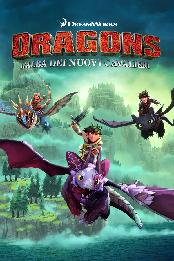 Copertina di DreamWorks Dragons Dawn of New Riders