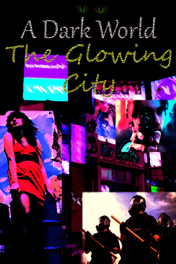 Copertina di A Dark World: The Glowing City