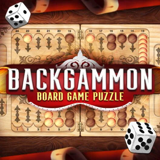 Copertina di Backgammon: Board Game Puzzle