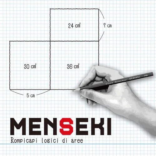 Copertina di MENSEKI Rompicapi logici di aree