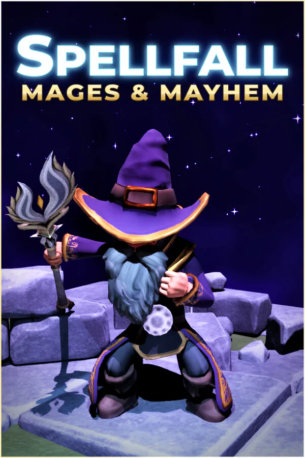 Copertina di Spellfall: Mages & Mayhem
