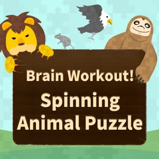 Copertina di Brain Workout! Spinning Animal Puzzle