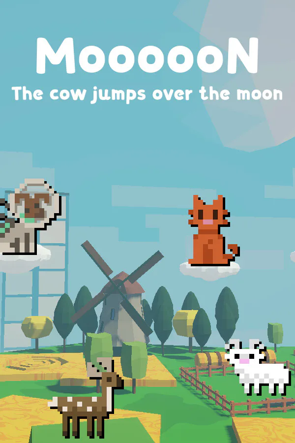 Copertina di MoooooN - The cow jumps over the moon