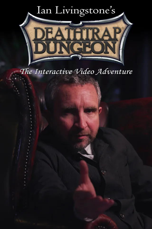 Copertina di Deathtrap Dungeon: The Interactive Video Adventure