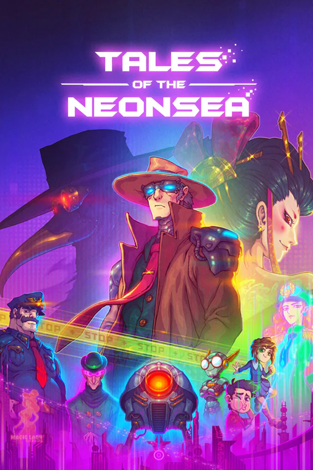 Copertina di Tales of the Neon Sea