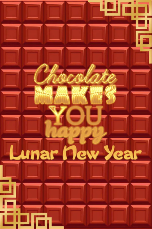 Copertina di Chocolate makes you happy: Lunar New Year