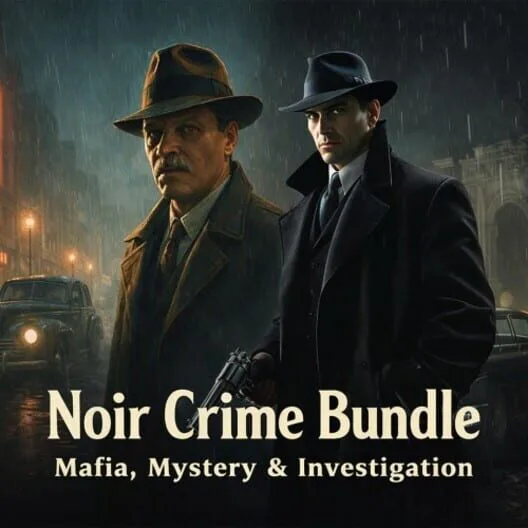 Copertina di Noir Crime Bundle – Mafia, Mystery & Investigation
