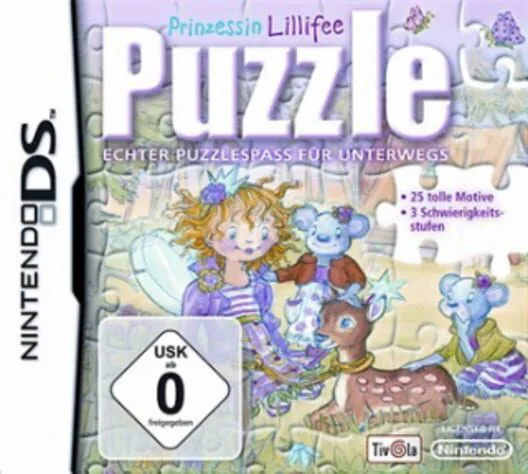 Copertina di Prinzessin Lillifee Puzzle: Echter Puzzlespass für Unterwegs