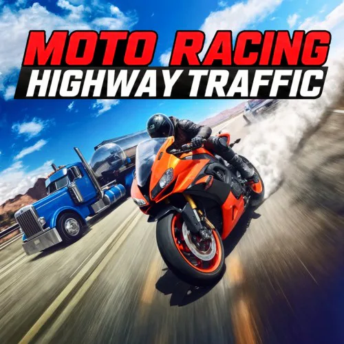 Copertina di Moto Racing Highway Traffic