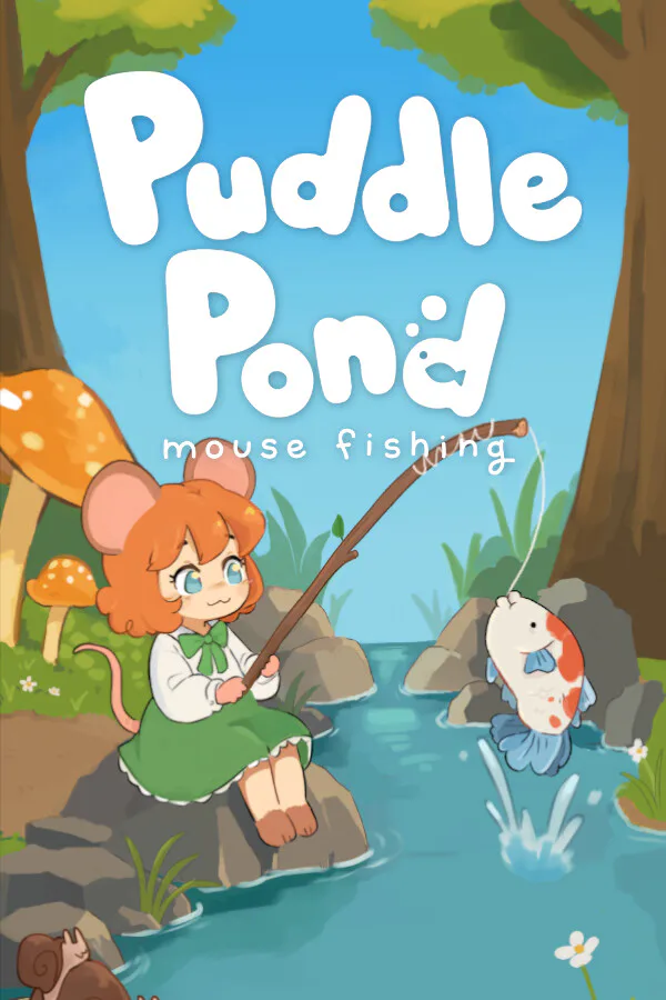 Copertina di Puddle Pond: Mouse Fishing
