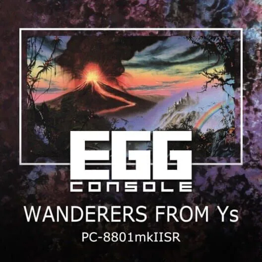 Copertina di EGGCONSOLE WANDERERS FROM Ys PC-8801mkIISR