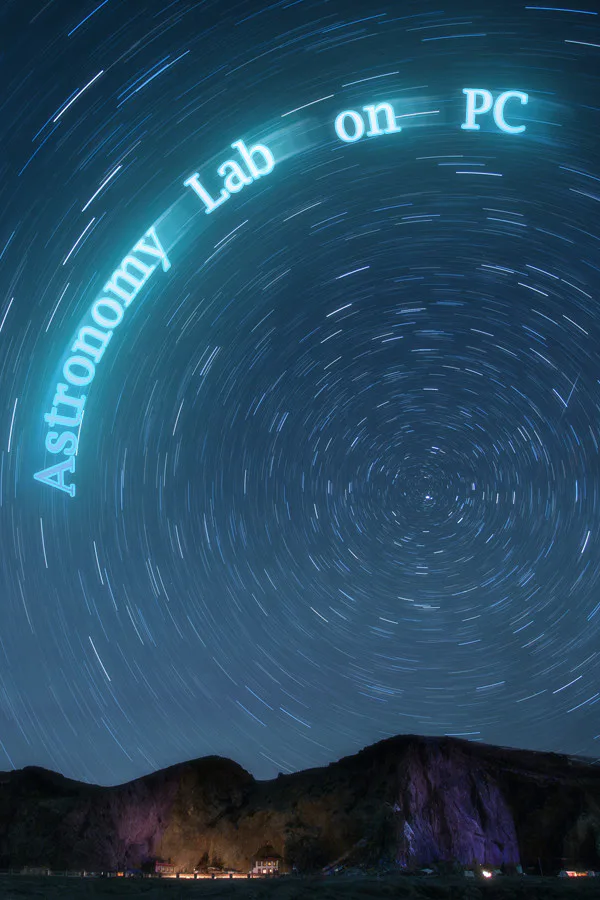 Copertina di Astronomy Lab on PC: Relativity, Lunar Landing, Space Flight, and Interstellar Travelling