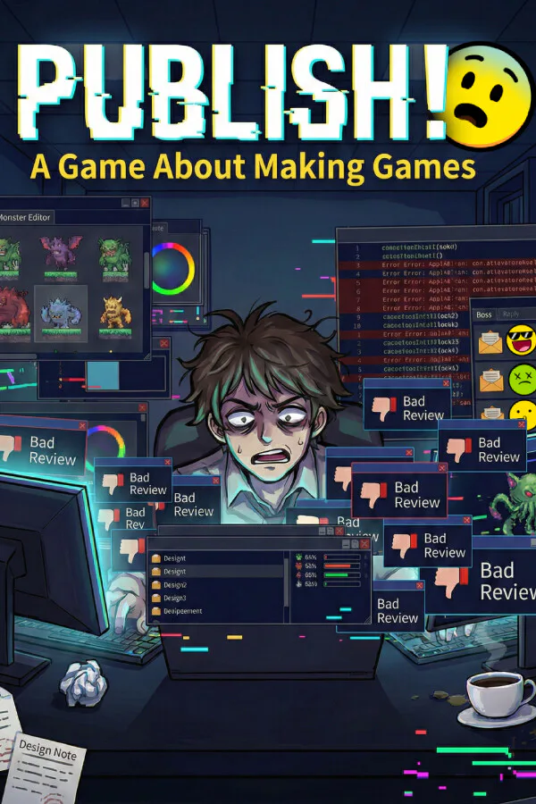 Copertina di Publish! A Game About Making Games