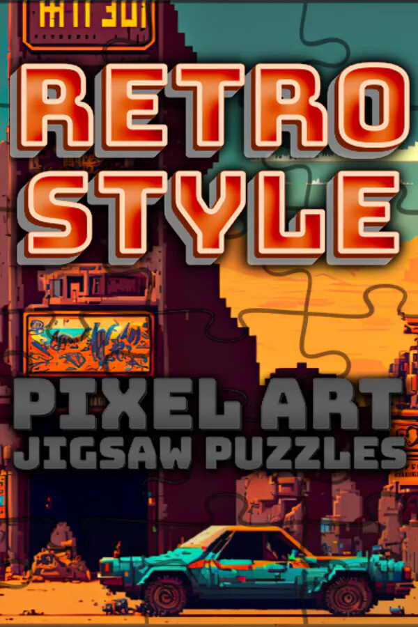 Copertina di Retro Style - Pixel Art Jigsaw Puzzles