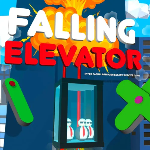 Copertina di Falling Elevator - Hyper Casual Demolish Escape Survival Game