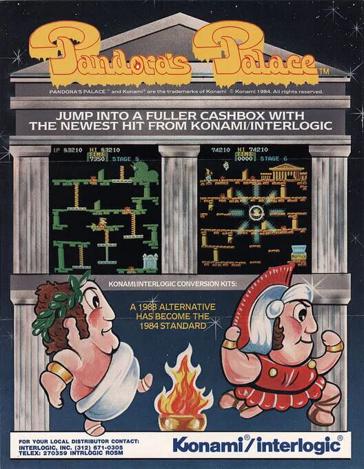 Copertina di Pandora's Palace