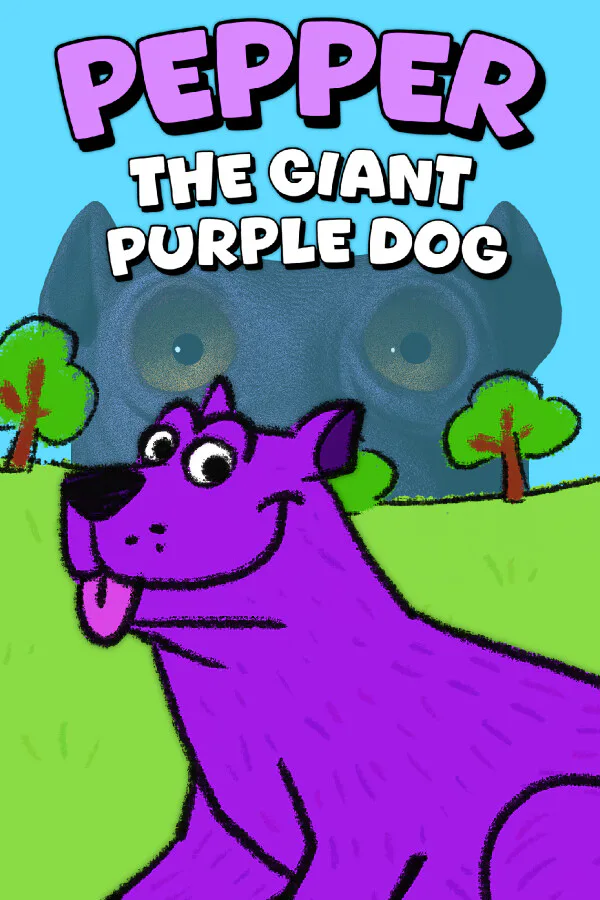 Copertina di Pepper the Giant Purple Dog