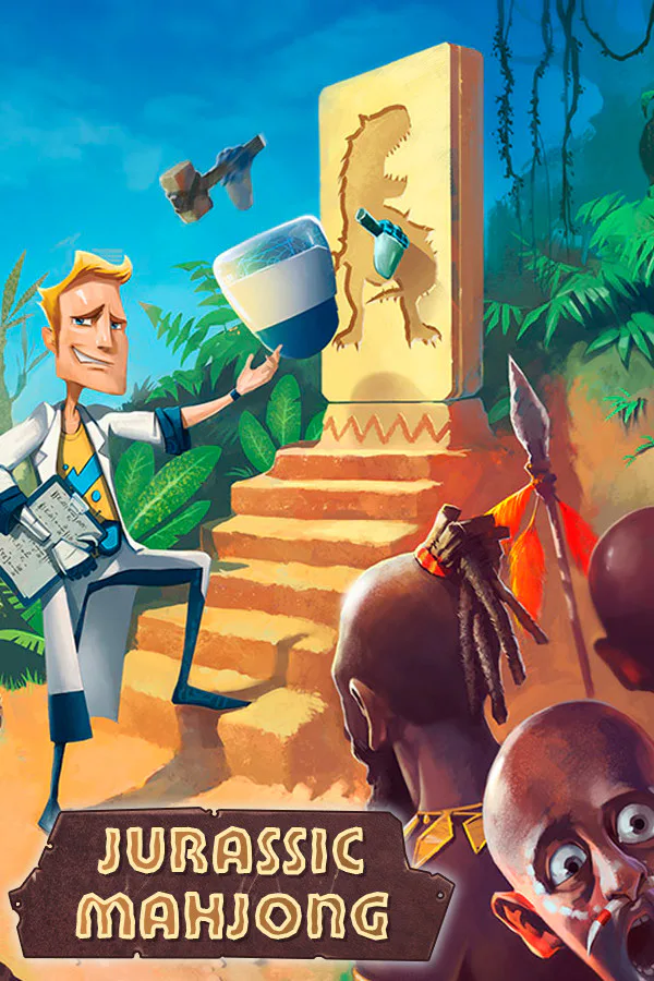 Copertina di Jurassic mahjong