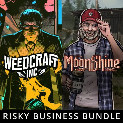 Copertina di Risky Business Bundle: Weedcraft Inc + Moonshine Inc