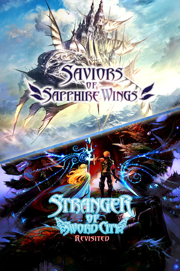 Copertina di Saviors of Sapphire Wings Stranger of Sword City Revisited