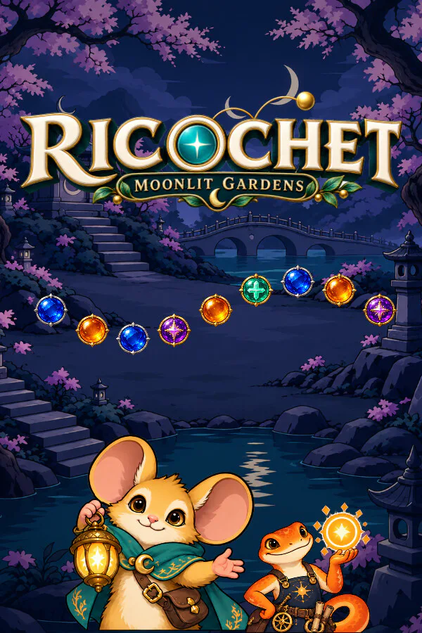 Copertina di Ricochet: Moonlit Gardens