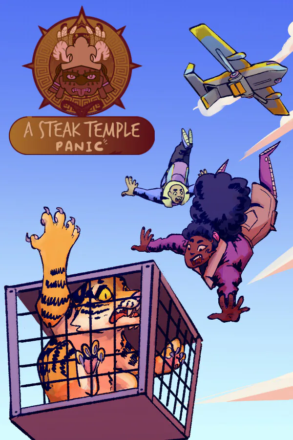 Copertina di Panique à Temple A-Steak