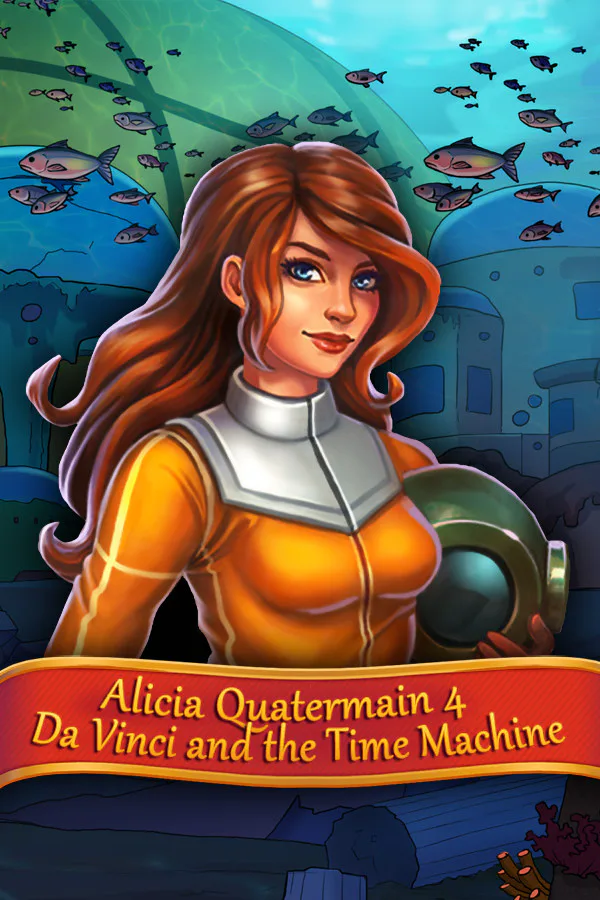 Copertina di Alicia Quatermain 4: Da Vinci and the Time Machine