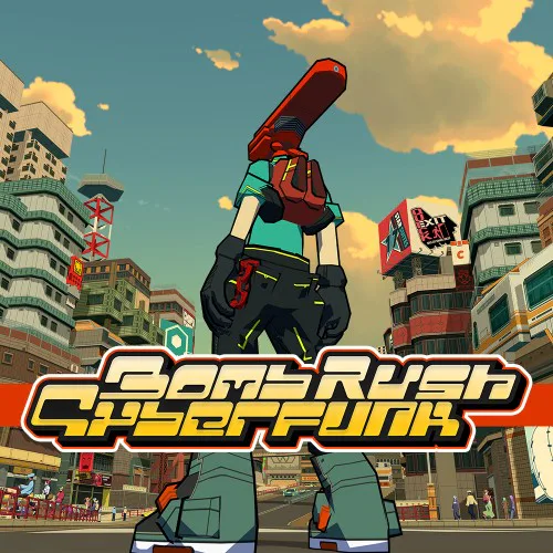 Copertina di Bomb Rush Cyberfunk