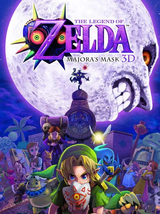 Copertina di The Legend of Zelda: Majora's Mask 3D