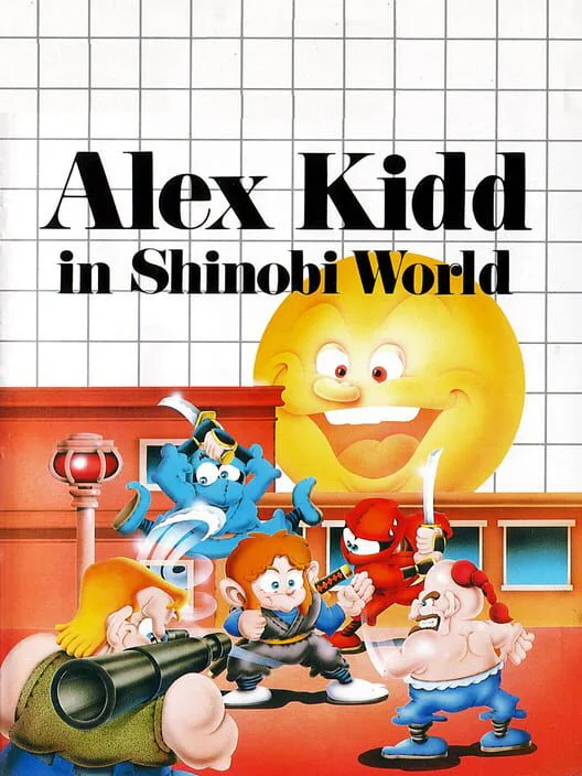 Copertina di Alex Kidd in Shinobi World
