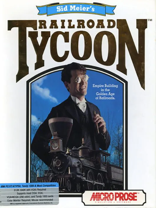 Copertina di Sid Meier's Railroad Tycoon