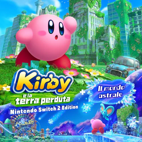 Copertina di Kirby e la terra perduta – Nintendo Switch 2 Edition + Il mondo astrale