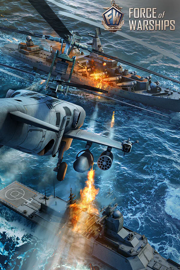 Copertina di Force of Warships: Giochi di navi da guerra