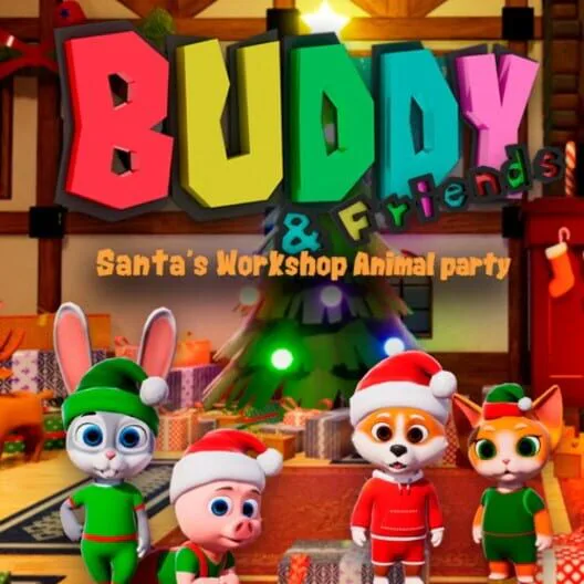 Copertina di Buddy & Friends: Santa's Workshop Animal Party